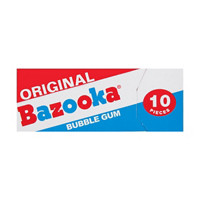 Bazooka Original Bubble Gum, 10 Count