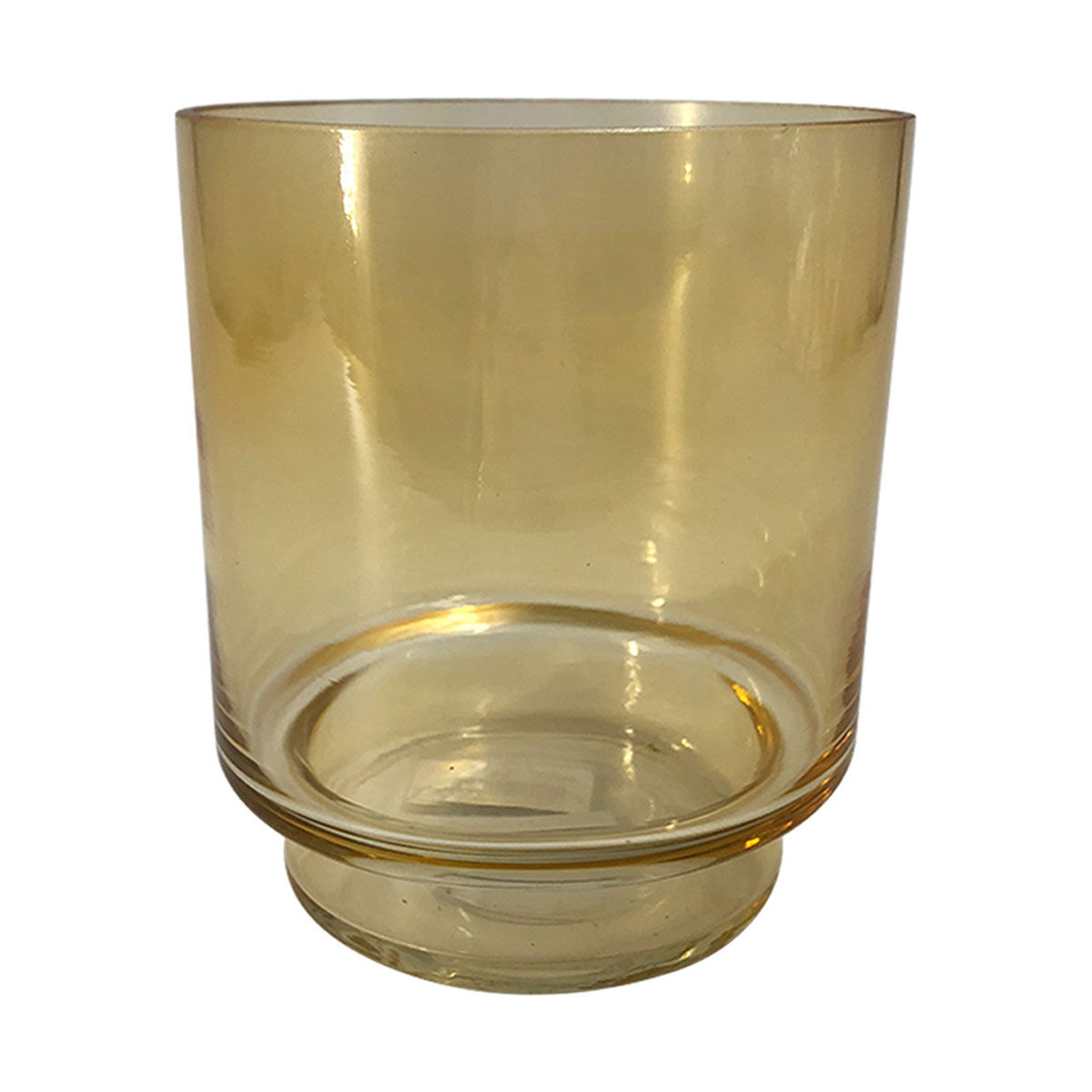 Glass Votive Candle Holder, Smoke