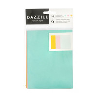 Bazzill Premium Paper A2 Cards with Envelopes, Pack of 6