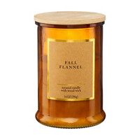 'Fall Flannel' Glass Jar Candle, 12 oz