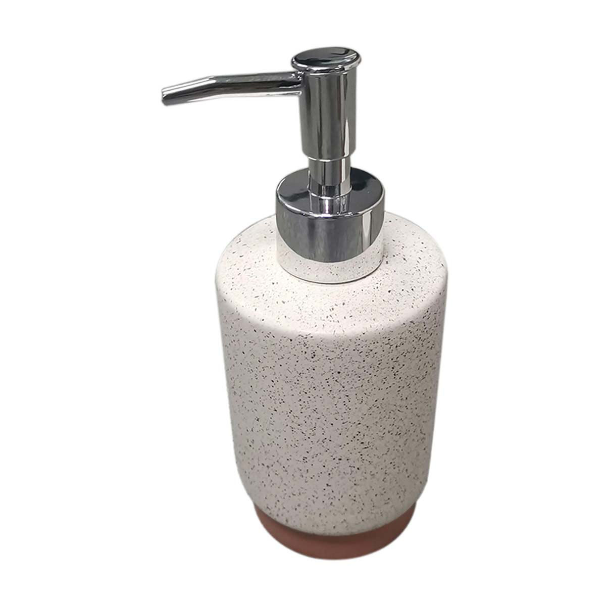 Ceramic Soap Dispenser, White