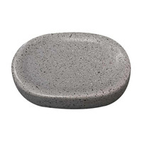 Ceramic Soap Dish, Gray