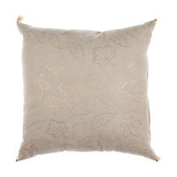 Square Metallic Lavish Decorative Tassel Pillow
