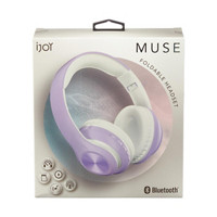 iJoy Muse Wireless Bluetooth Foldable Headset, Lavender