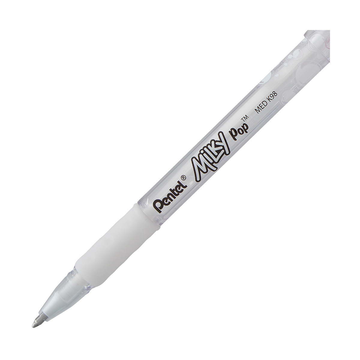 Pentel Hybrid Milky Gel Pen - 0.8 mm - White