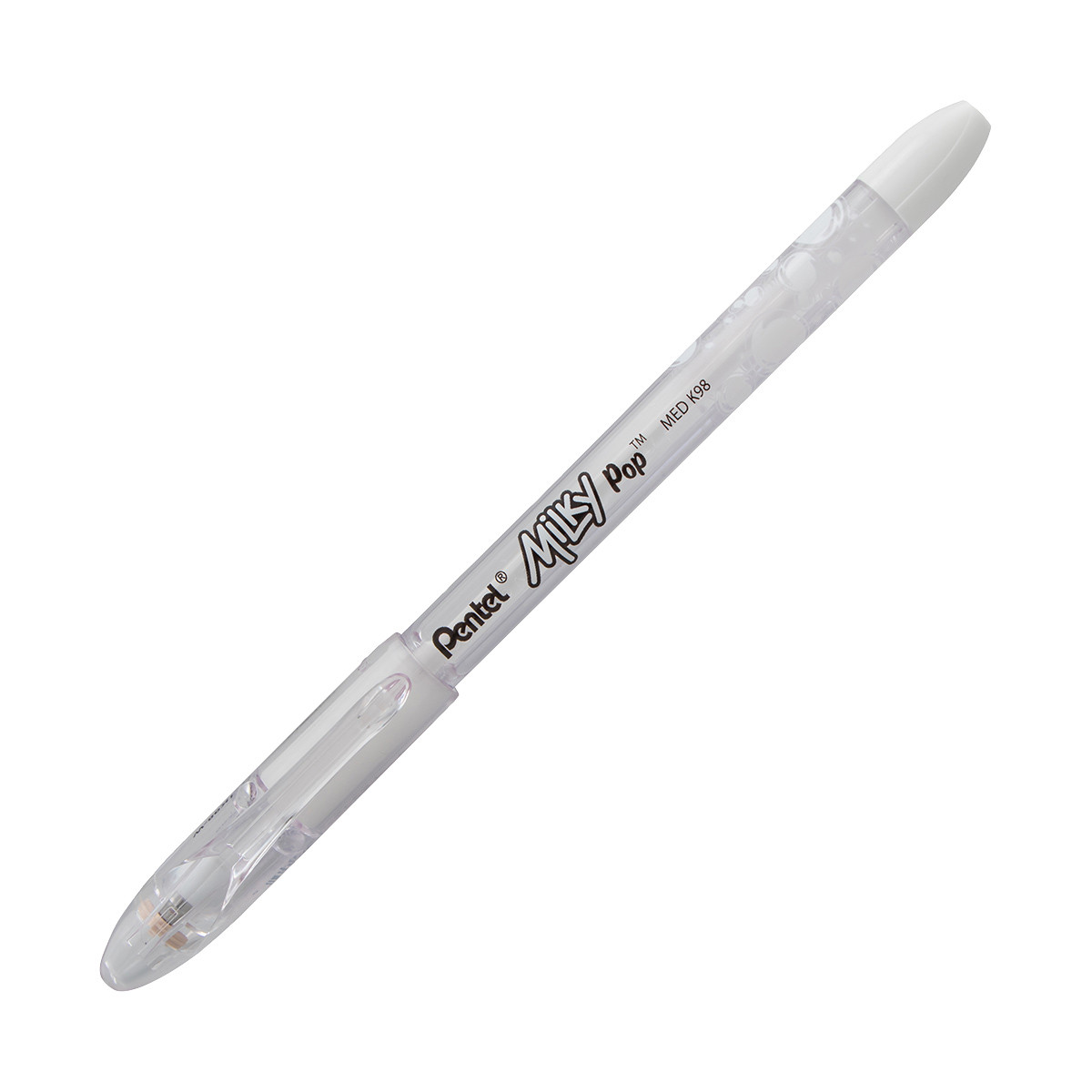 Pentel Milky Pop Pen Gel Pastel Med White 2pc 