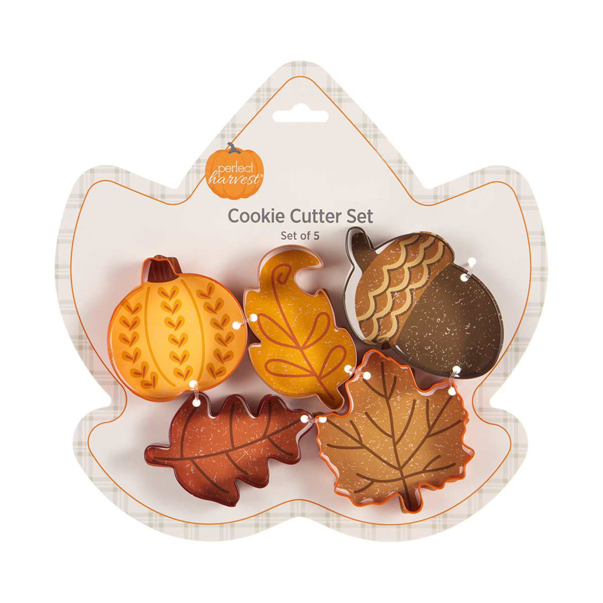 Perfect Harvest Fall Themed Cookie Cutter Set