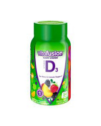 Vitafusion Vitamin D3 Gummy Vitamins, Peach & Berry, 54 ct