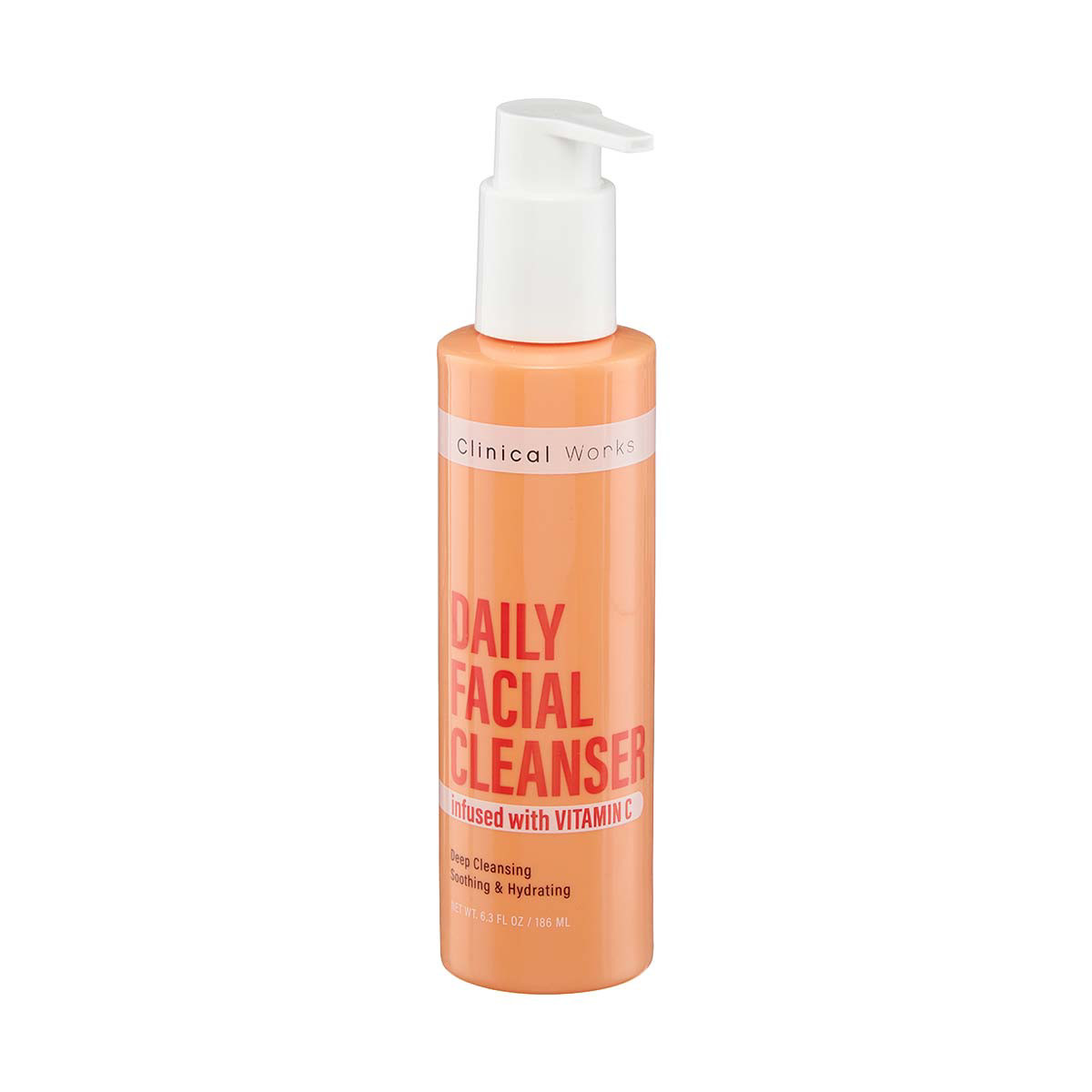 Clinical Works Daily Facial Cleanser Infused with Vitamin C, 6.3