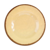 Melamine Plate with Speckled Rim, 8.5 in.