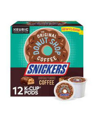 The Original Donut Shop Snicker Flavored Coffee K-Cup Pods, 12 ct