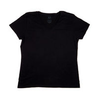 Fruit of the Loom Ladies’ V-Neck Tee, Black, 2x