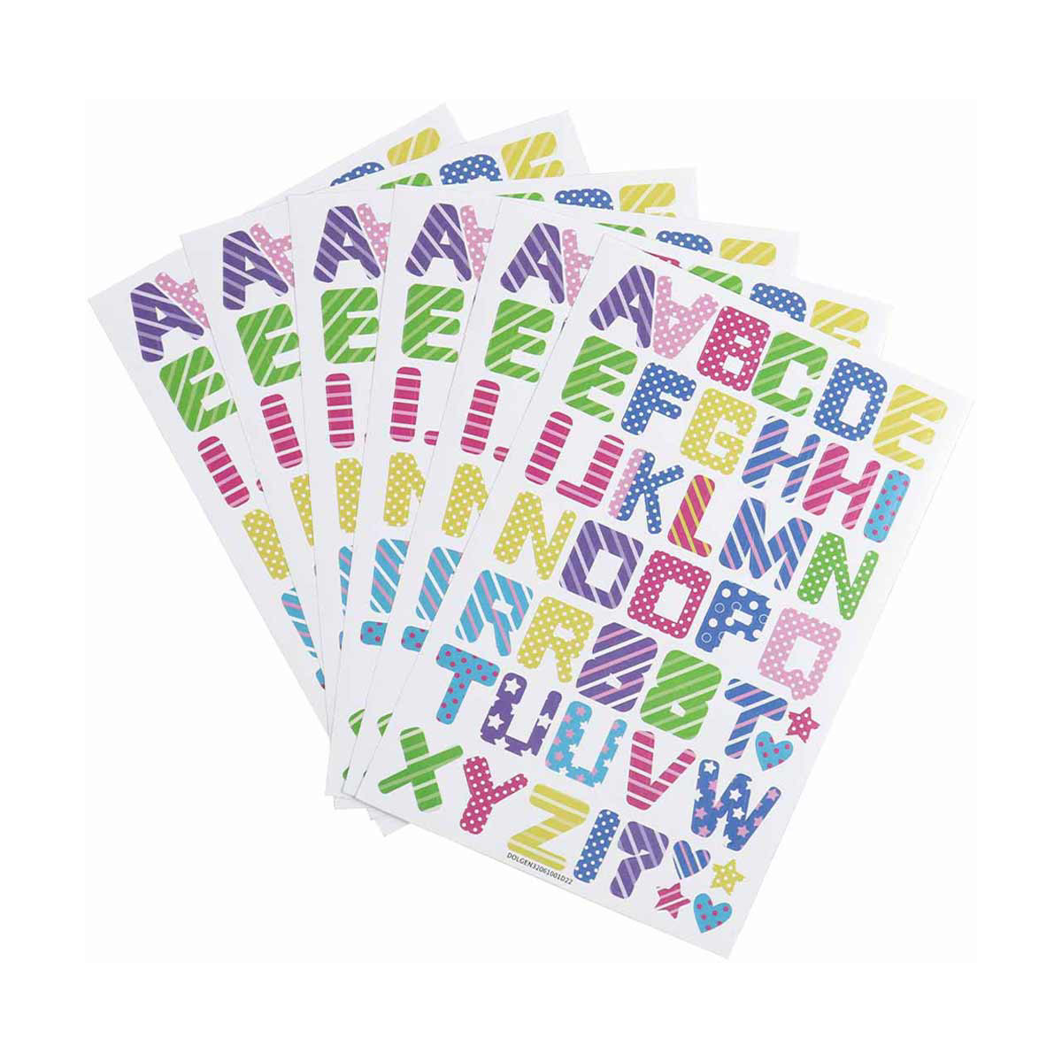 Crafter's Closet Gem Stickers, Letters