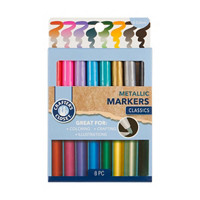 Crafter's Closet Metallic Markers, 8 pc