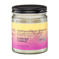 Good Pure Joy Plant-Derived Salted Grapefruit + Plumeria Scented Cnadle, 6.5 oz