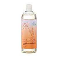 Good Pure Joy Plant-Derived Coastal Lavender + Cedar Foaming Hand Soap, 32 oz Refill