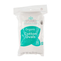 Studio Selection Organic Cotton Ovals, 50 ct