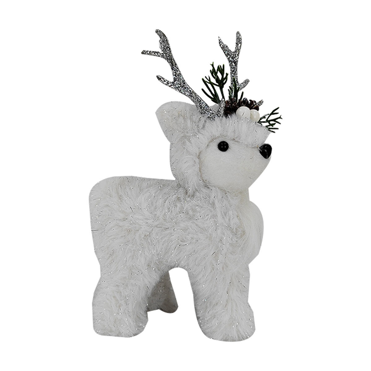 Fuzzy Reindeer Tabletop Décor