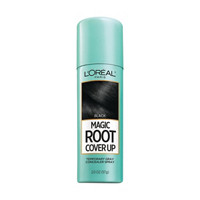 L'Oreal Paris Magic Root Cover Up Temporary Gray Concealer Spray, Black, 2 oz