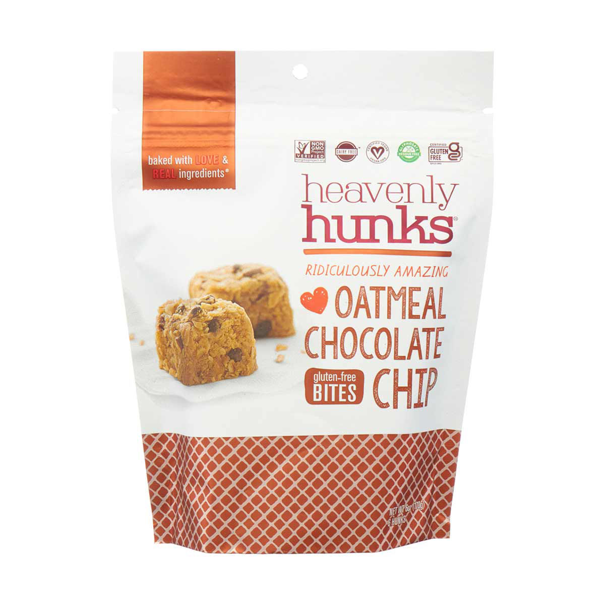Heavenly Hunks Cookie Bites, Oatmeal Chocolate Chip
