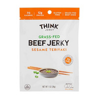 Think Jerky, Grass-Fed Beef Jerky, Sesame Teriyaki Flavor