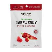 Think Jerky Grass Fed Beef Jerky, Sweet Chipotle