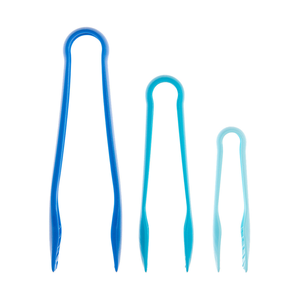 Plastic Food Tongs, 3 Pieces
