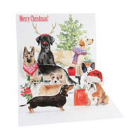 Christmas Pop-up Cards, Holiday Dogs