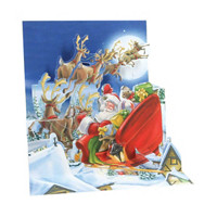 Christmas Pop-up Cards, Santa's Sleigh