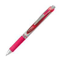 EnerGel® RTX Retractable Liquid Gel Pen, (0.7mm) Metal Tip, Medium, Pink