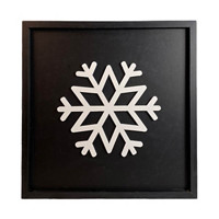 Christmas Snowflake Wooden Wall Décor