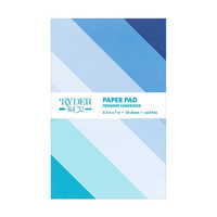 Ryder & Co. Blue Paper Pad Textured Cardstock, 36 Sheets