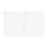 Ryder & Co. Blue Undated Weekly Planner, 96 Pages