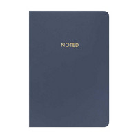 Ryder & Co. Blue PU Notebook, 192 Pages