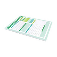 Ryder & Co. Green Large Daily List Pad, 60 Sheets
