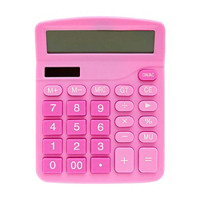 Ryder & Co. Electronic Calculator, Pink