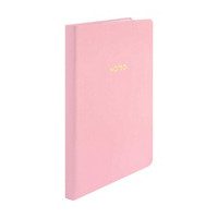 Ryder & Co. Pink PU Notebook, 192 Pages