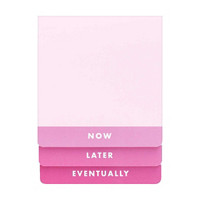 Ryder & Co. Pink Tiered List Pad, Pack of 3