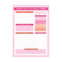 Ryder & Co. Pink Large Daily List Pad,