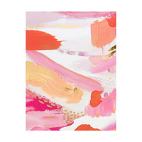 Ryder & Co. Pink & Coral Brushstroke Pocket Padfolio