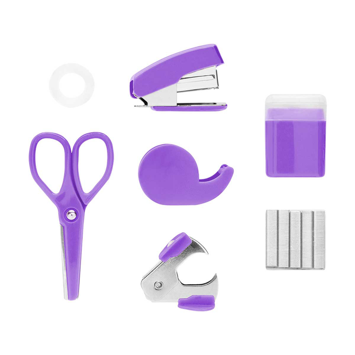 Purple Desk Set