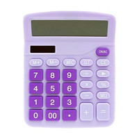 Ryder & Co. Electronic Calculator, Purple