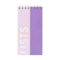 Ryder & Co. Purple Spiral List Pad, 80 Sheets