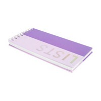 Ryder & Co. Purple Spiral List Pad, 80 Sheets