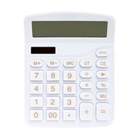 Ryder & Co. Electronic Calculator, White