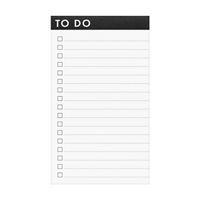 Ryder & Co. White Mini List Pad, 50 Sheets