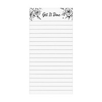 Ryder & Co. White Floral List Pad, 100