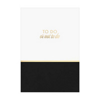 Ryder & Co. Black & White Stitched Notebooks, Pack of 3