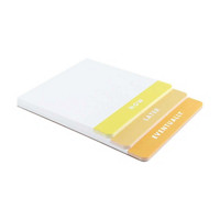 Ryder & Co. Yellow Tiered List Pad, Pack of 3
