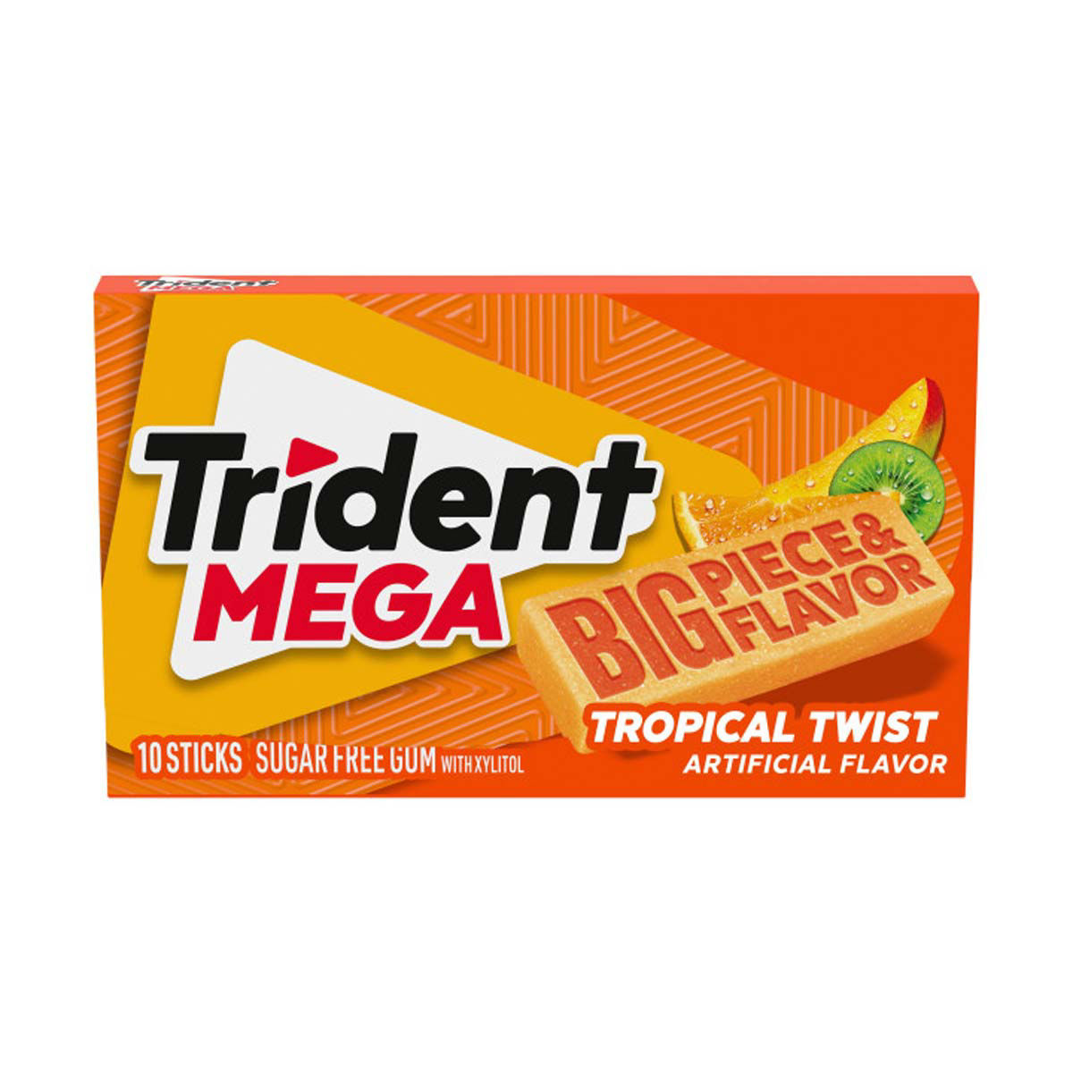Trident Mega Tropical Twist Sugar Free Gum